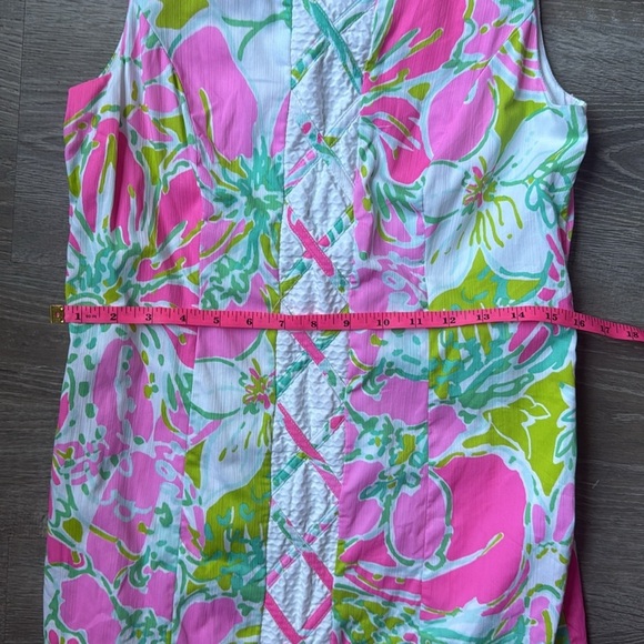Lilly Pulitzer Don't Give A Cluck Cathy Shift Dress Size 2 - Picture 9 of 11